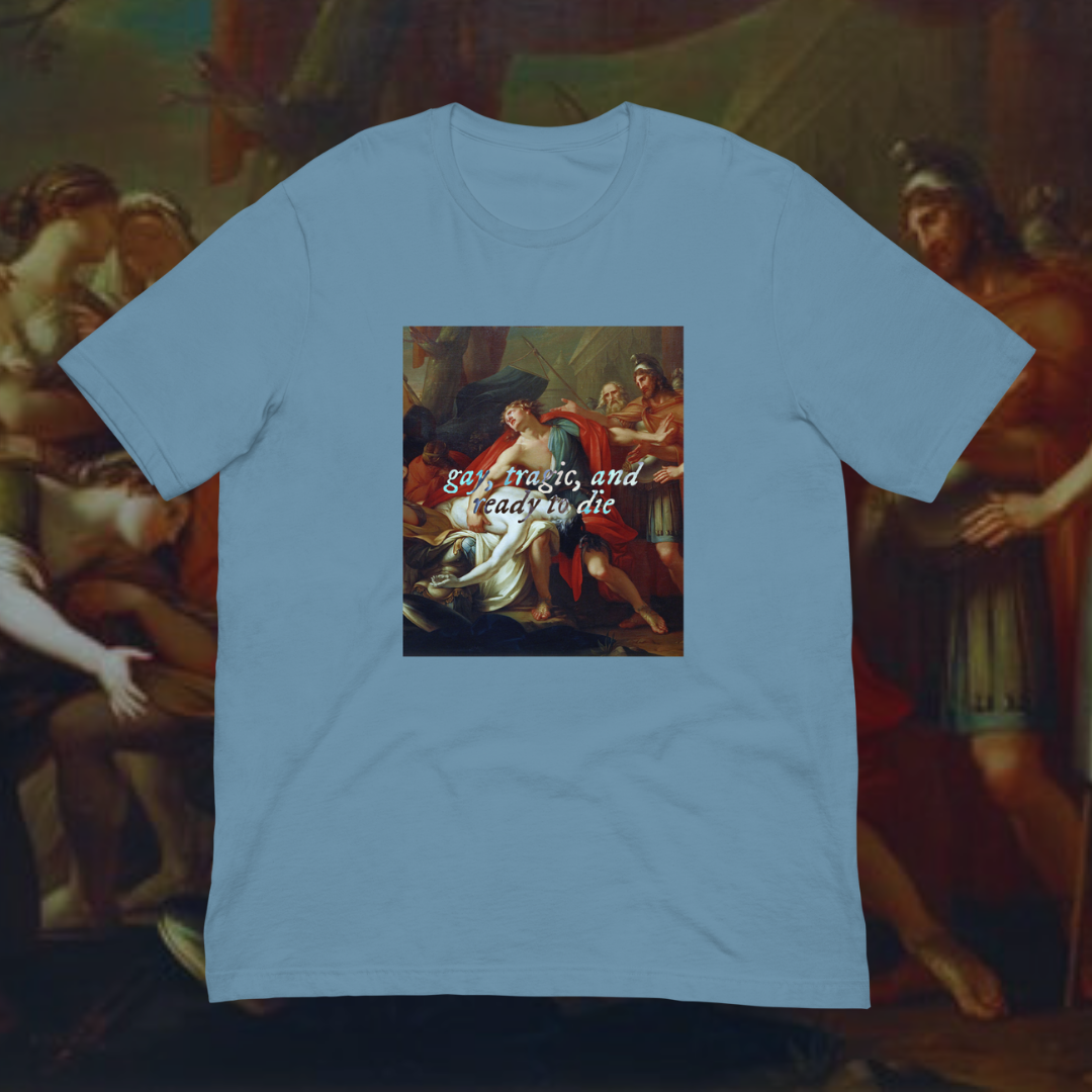 Gay, Tragic & Ready to Die Art T-Shirt