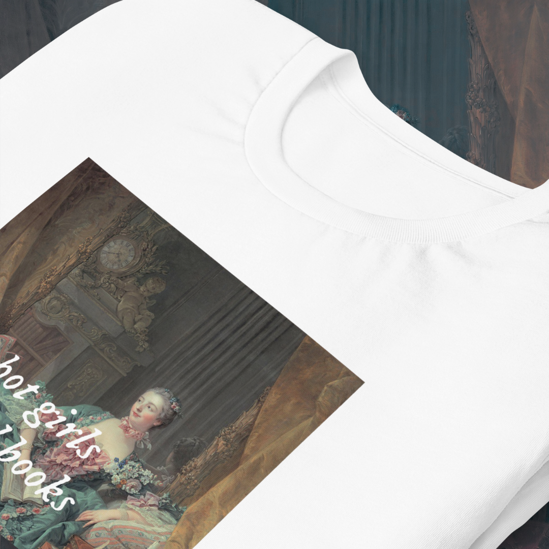 Hot Girls Read Books Art T-Shirt