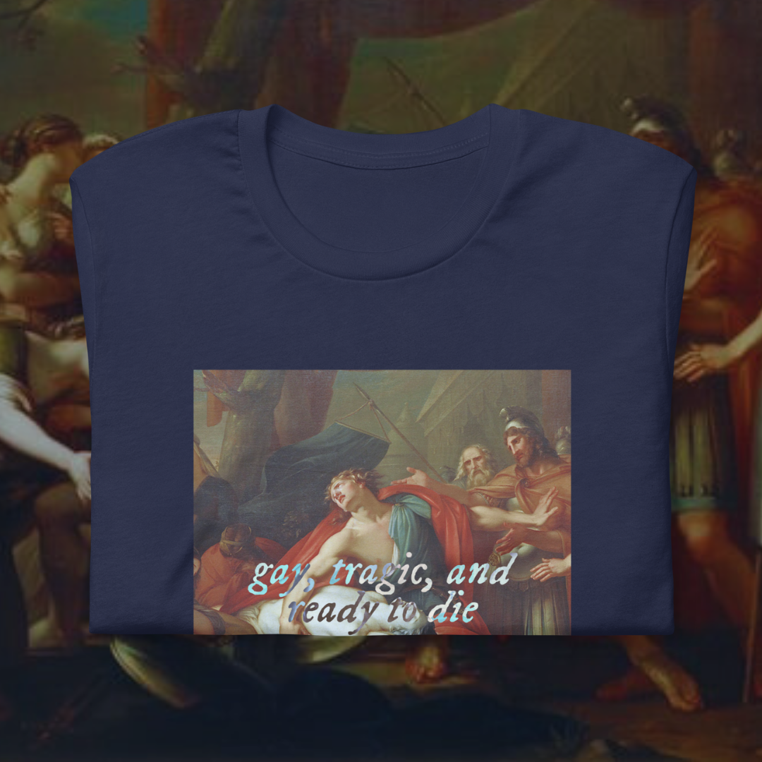 Gay, Tragic & Ready to Die Art T-Shirt