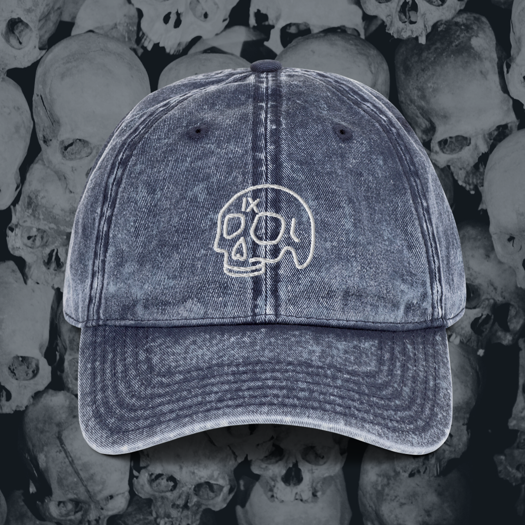 Ninth House Skull Embroidered Baseball Cap