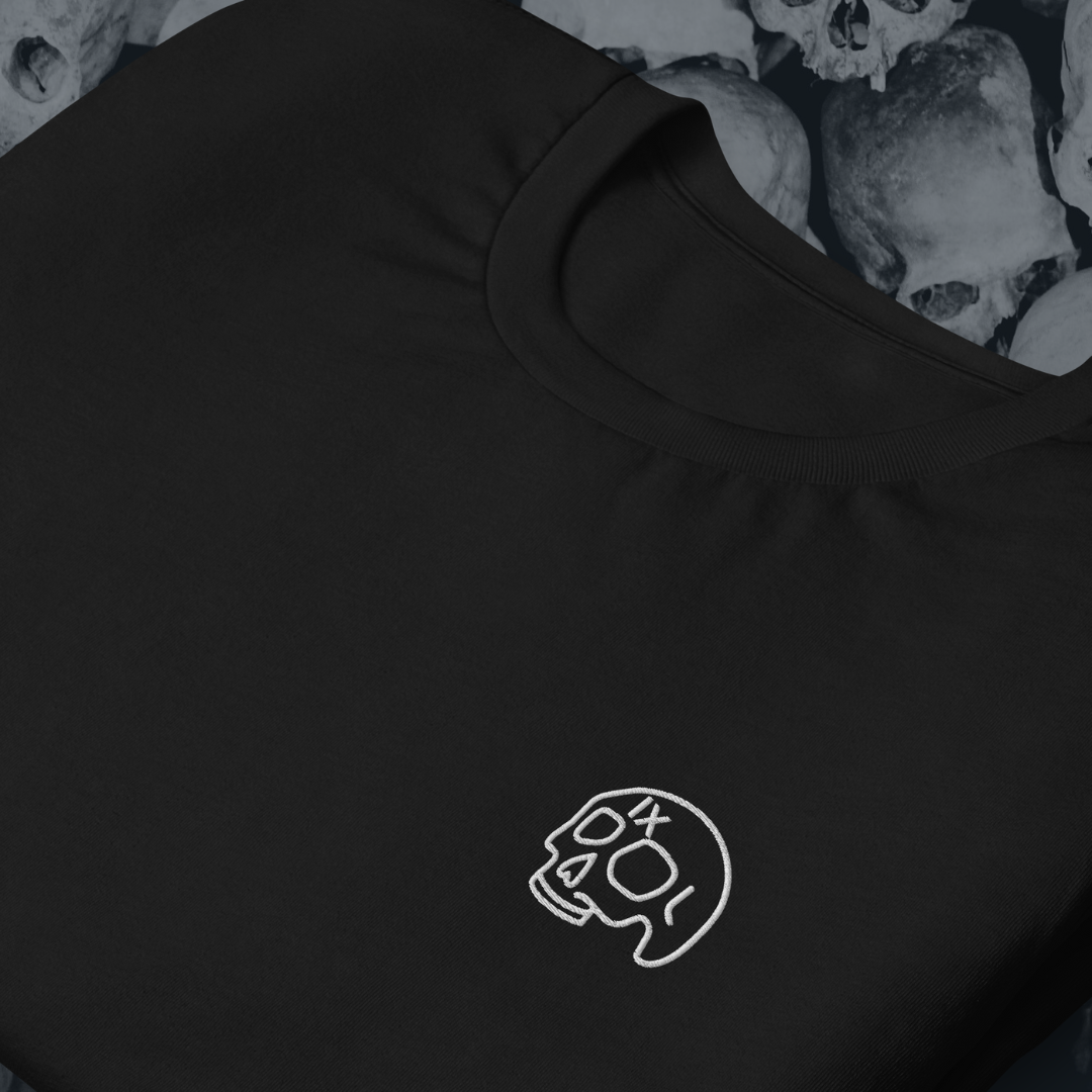 Ninth House Skull Embroidered T-Shirt