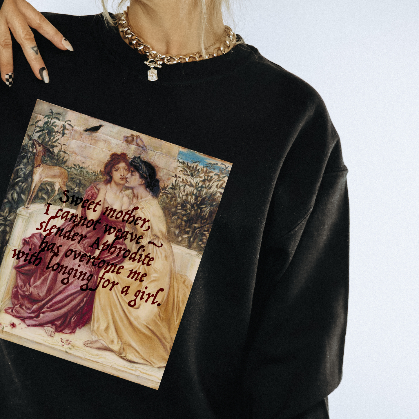 Sappho Quote Sweatshirt