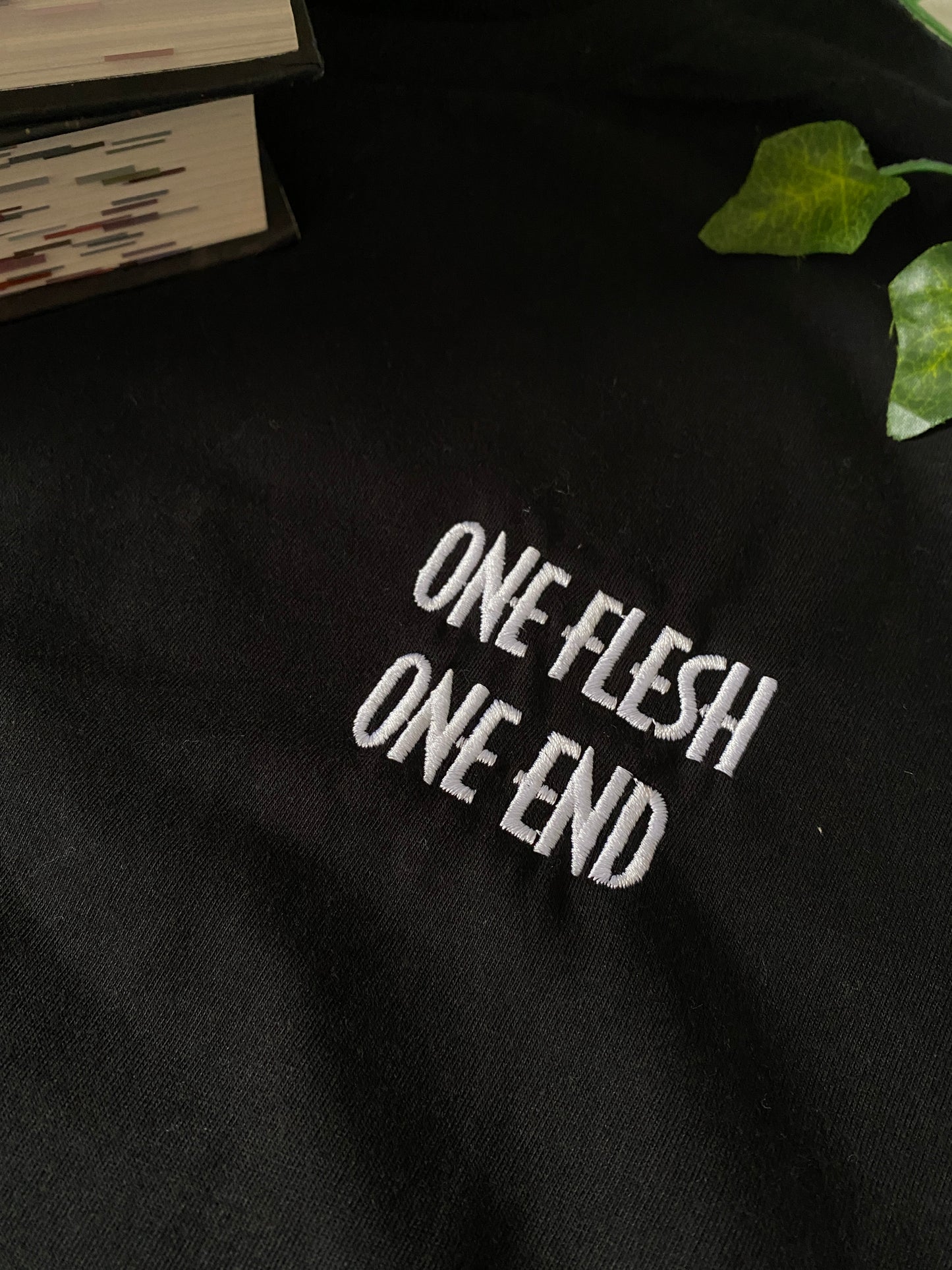 One Flesh, One End Embroidered T-Shirt