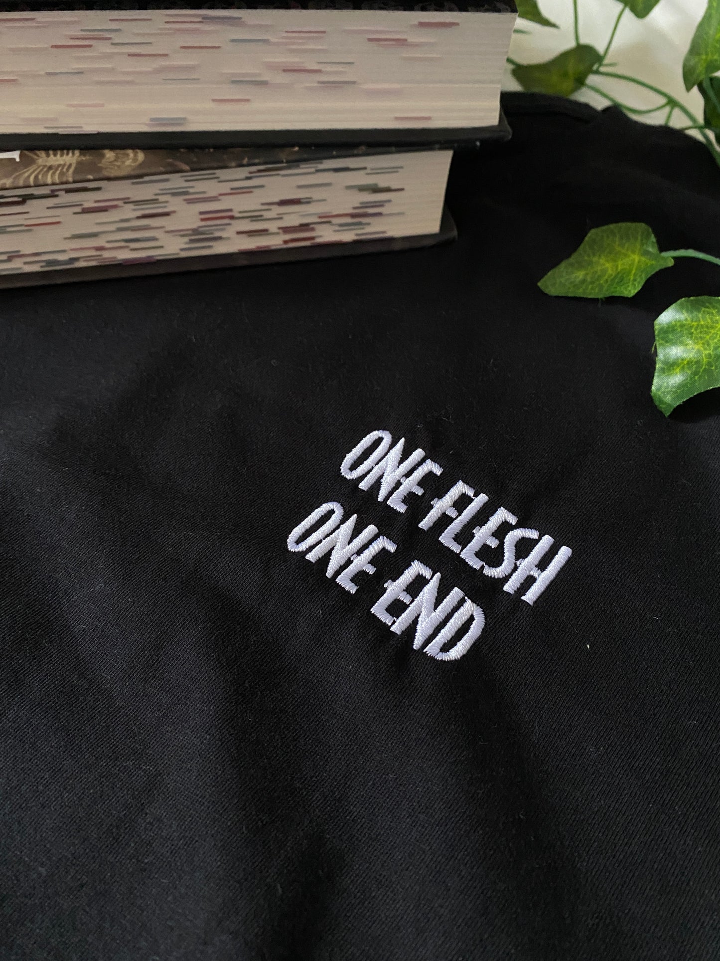 One Flesh, One End Embroidered T-Shirt