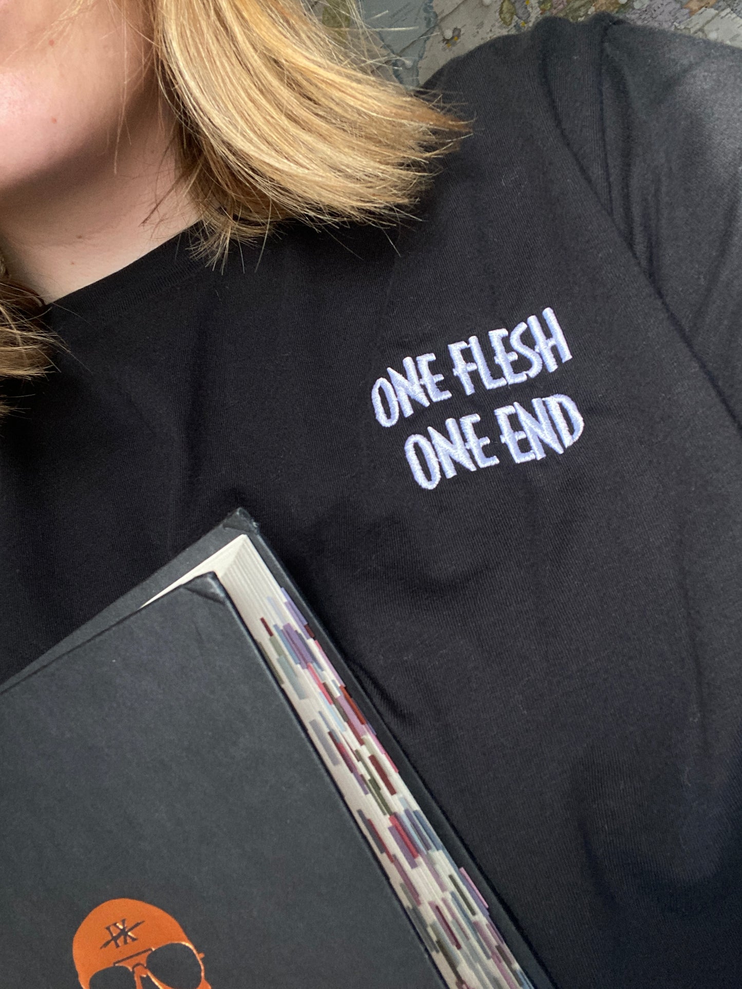 One Flesh, One End Embroidered T-Shirt