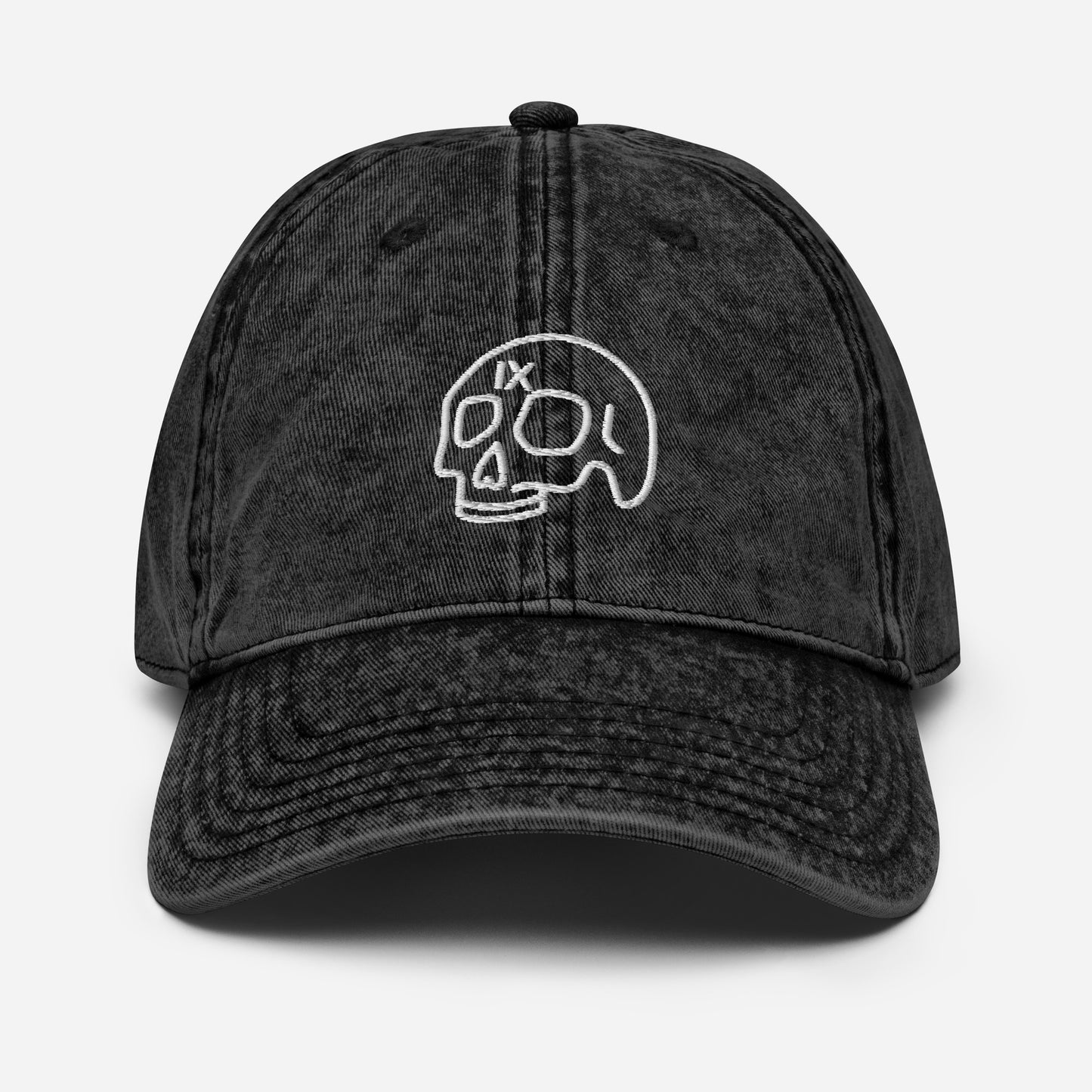 Ninth House Skull Embroidered Baseball Cap