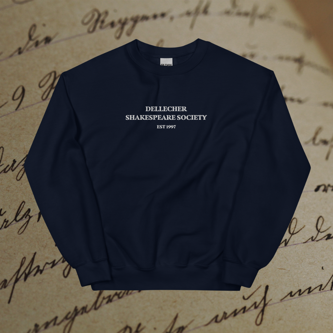 Dellecher Shakespeare Society Embroidered Sweatshirt