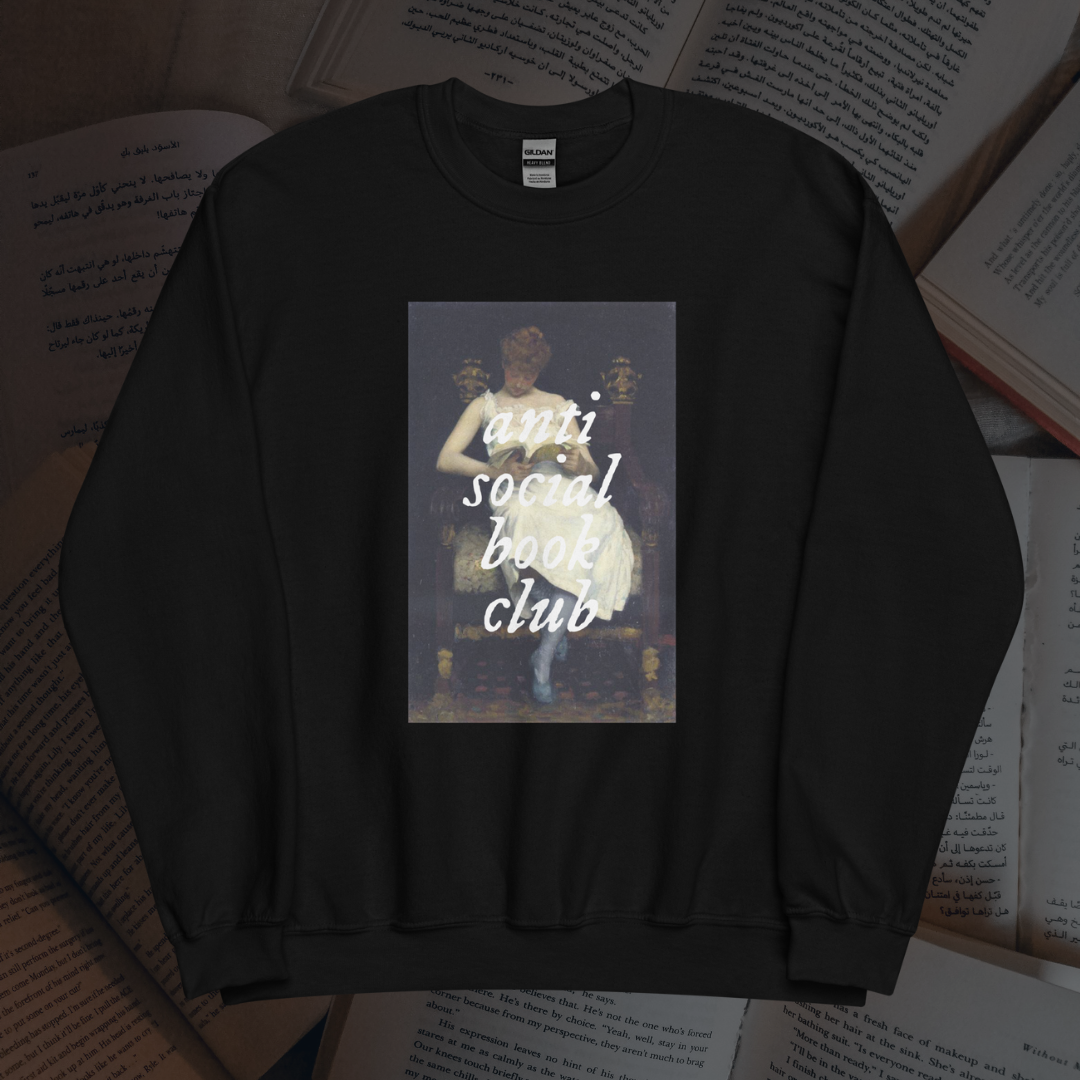 Anti Social Book Club Art Sweatshirt