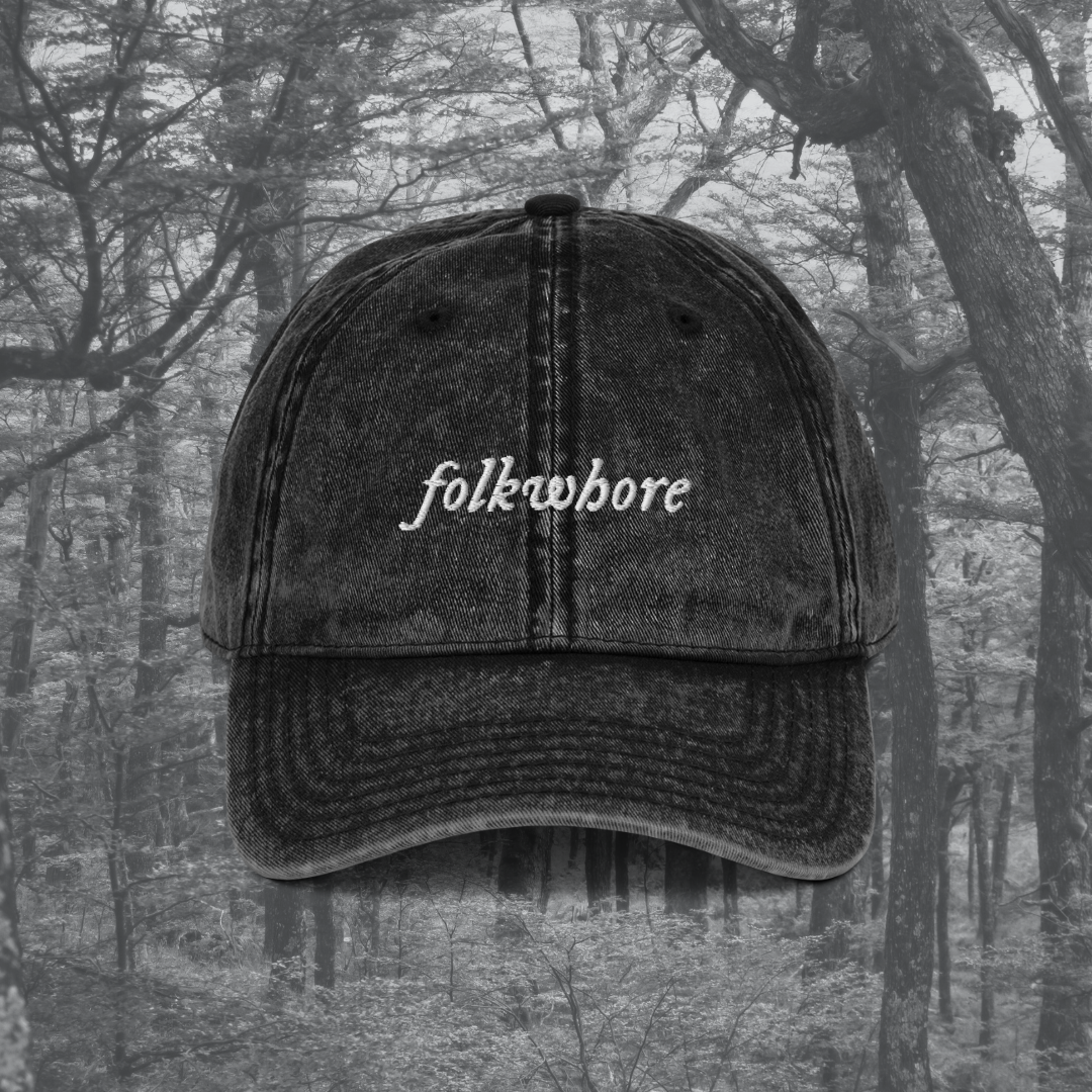 Folkwhore Embroidered Baseball Cap