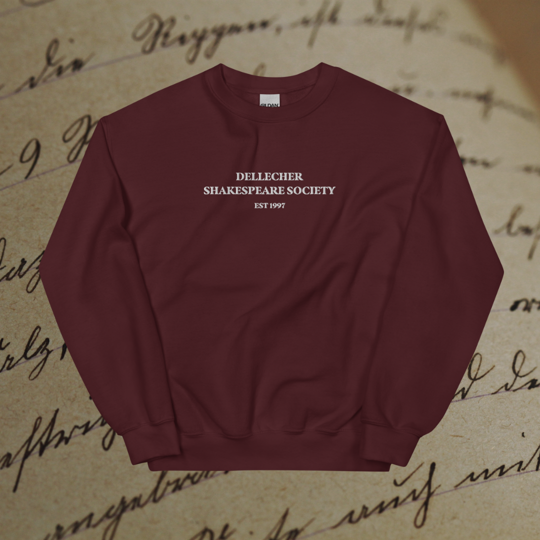 Dellecher Shakespeare Society Embroidered Sweatshirt