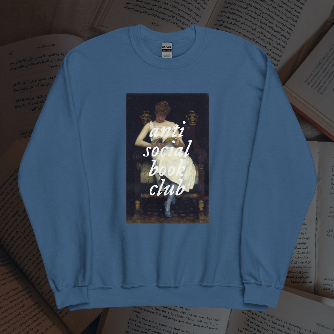 Anti Social Book Club Art Sweatshirt