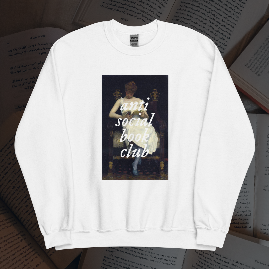 Anti Social Book Club Art Sweatshirt