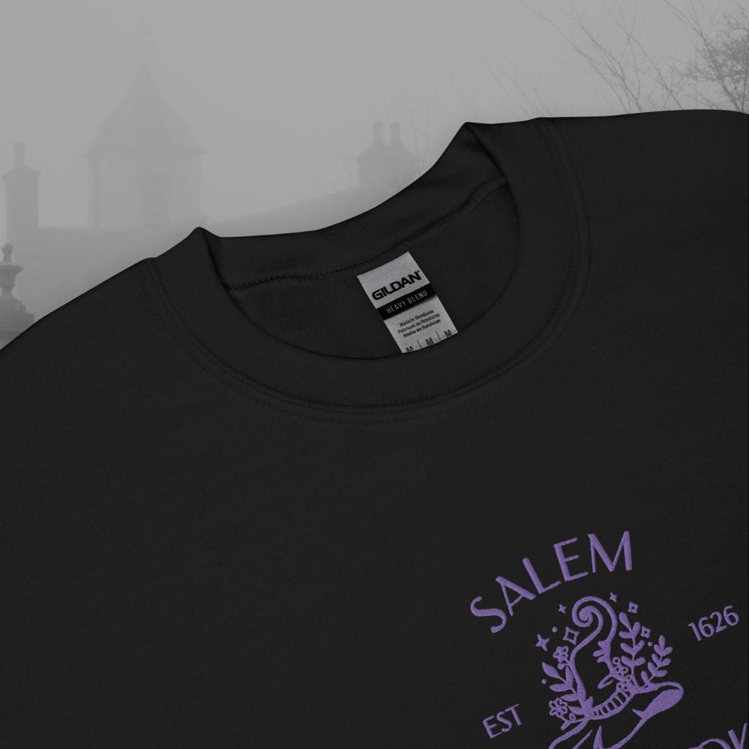 Salem Witches' Book Club Embroidered Sweatshirt