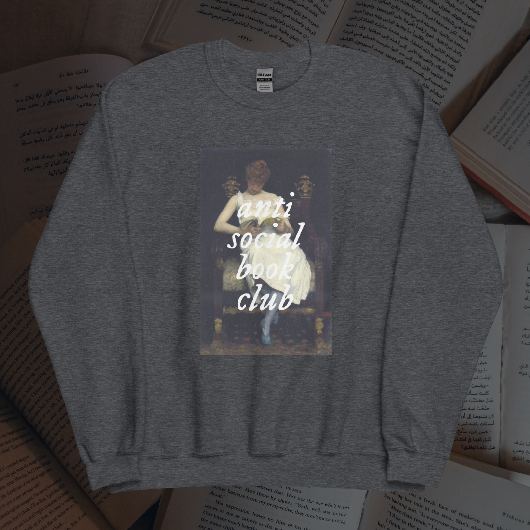 Anti Social Book Club Art Sweatshirt