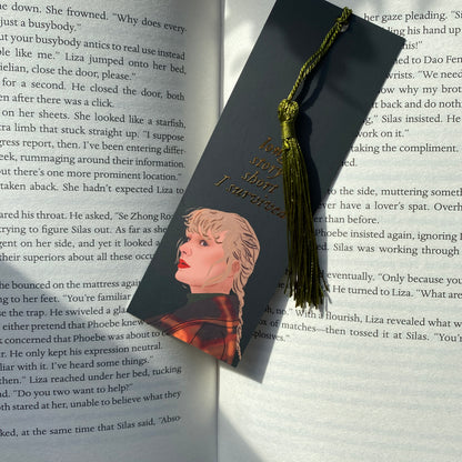 Evermore Taylor Swift Premium Foiled Bookmark