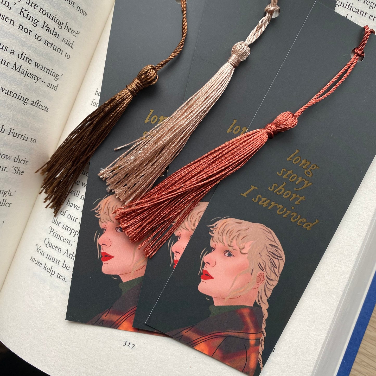 Evermore Taylor Swift Premium Foiled Bookmark