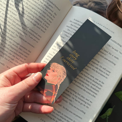 Evermore Taylor Swift Premium Foiled Bookmark