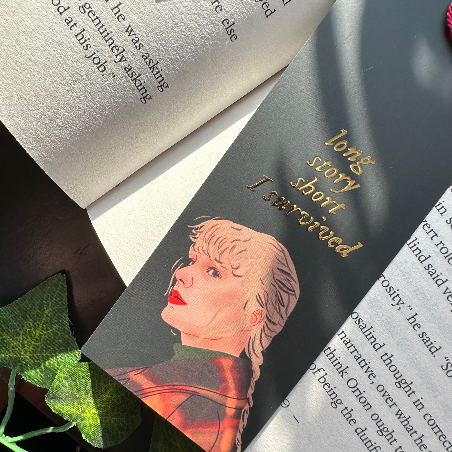 Evermore Taylor Swift Premium Foiled Bookmark