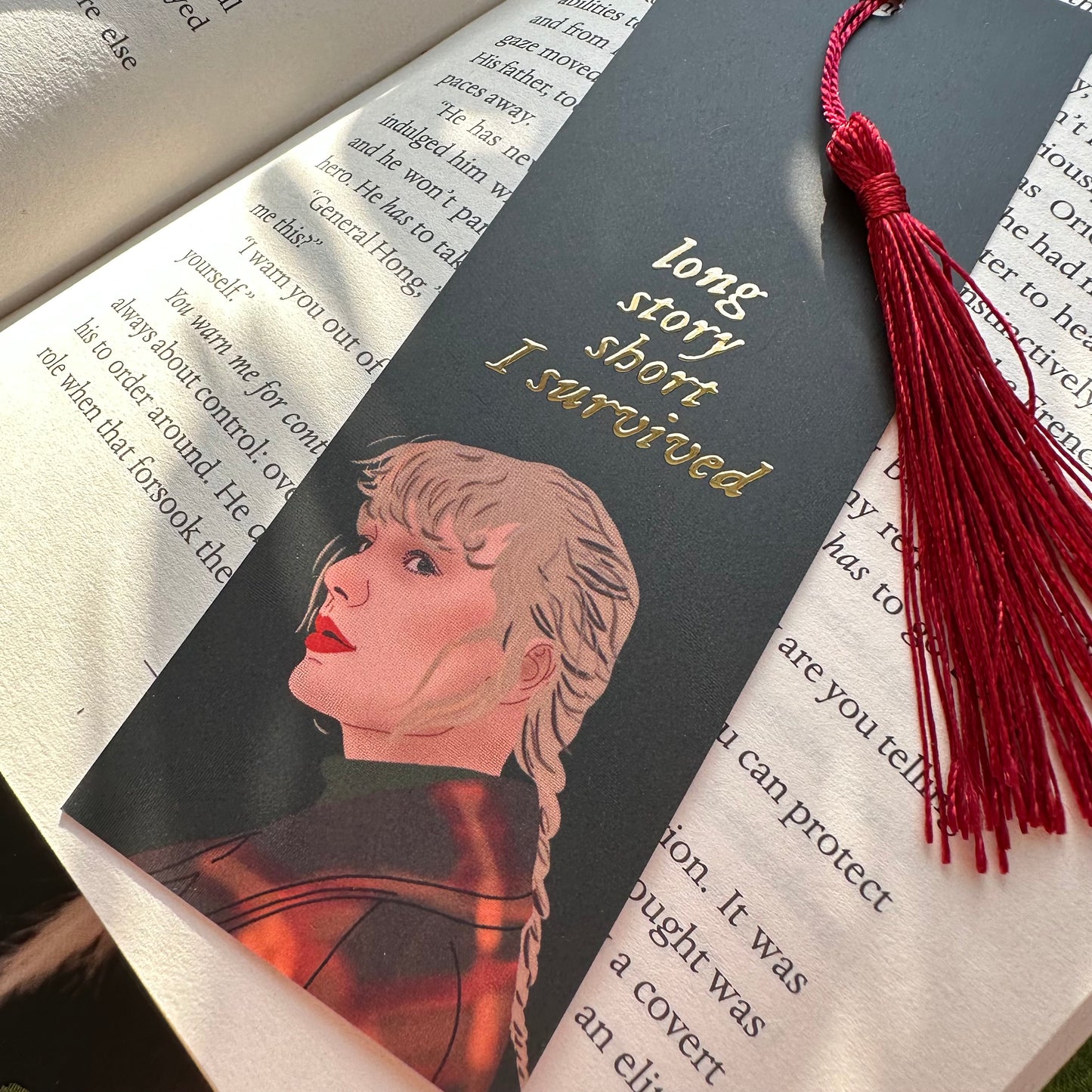 Evermore Taylor Swift Premium Foiled Bookmark
