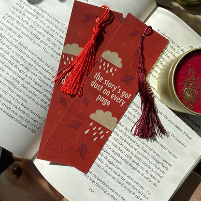 RED Taylor Swift Lyrics Bookmark