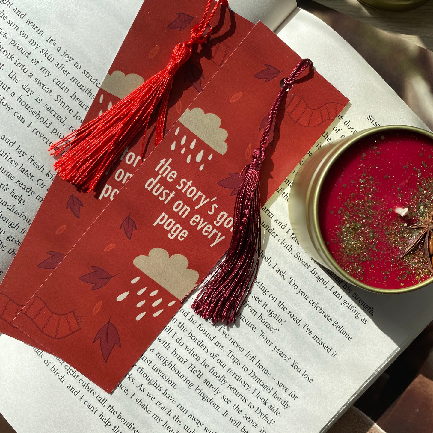 RED Taylor Swift Lyrics Bookmark