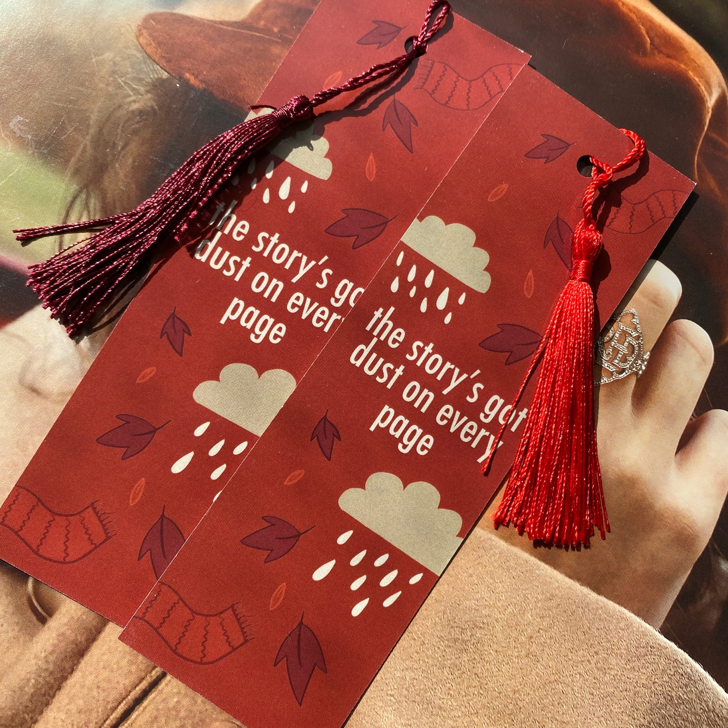 Taylor Swift Bookmarks SET OF 6 Debut | Fearless | Speak Now | Red | 1989 | Reputation