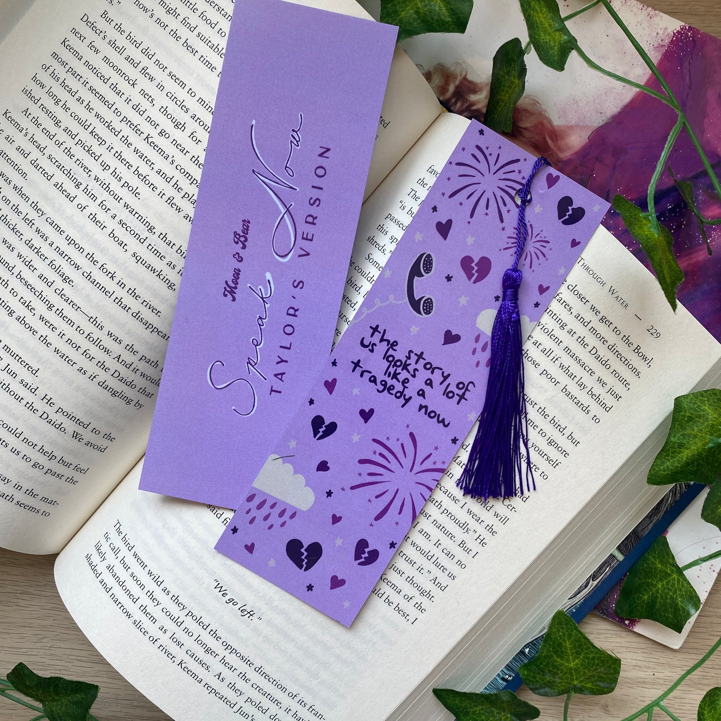 Speak Now Taylor Swift Lyrics Bookmark