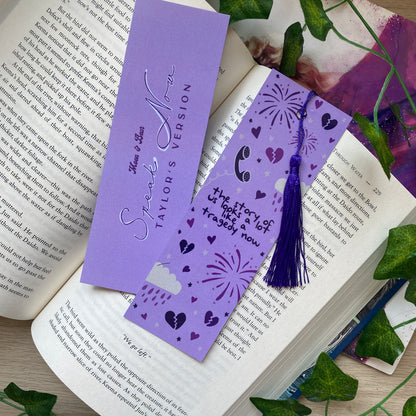 Speak Now Taylor Swift Lyrics Bookmark