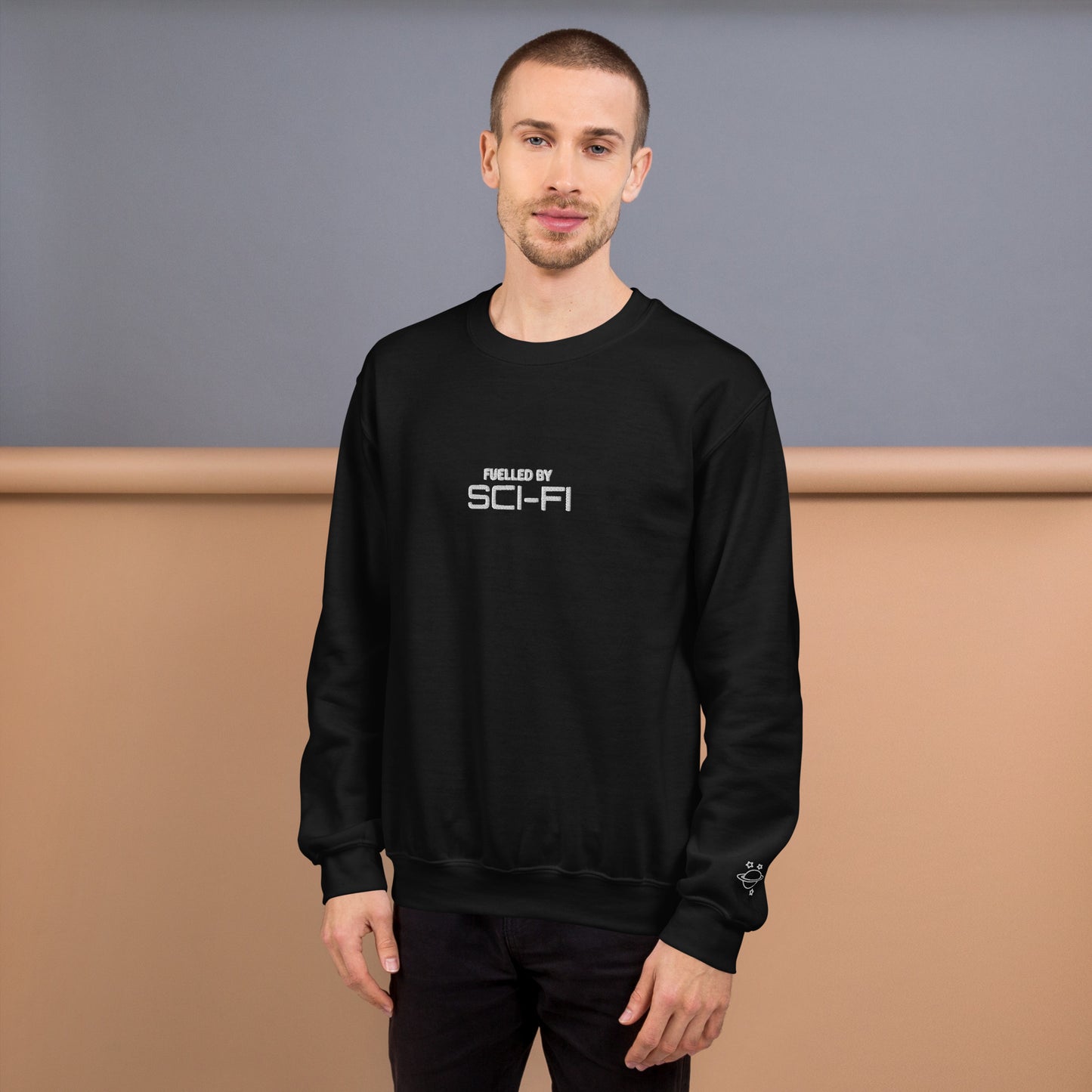 Fuelled by Sci-Fi Embroidered Sweatshirt