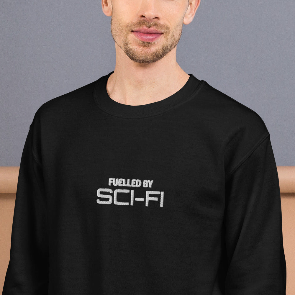 Fuelled by Sci-Fi Embroidered Sweatshirt