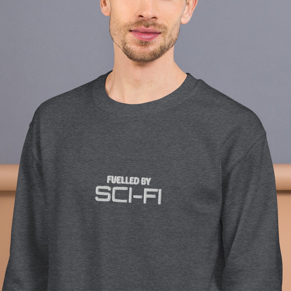 Fuelled by Sci-Fi Embroidered Sweatshirt