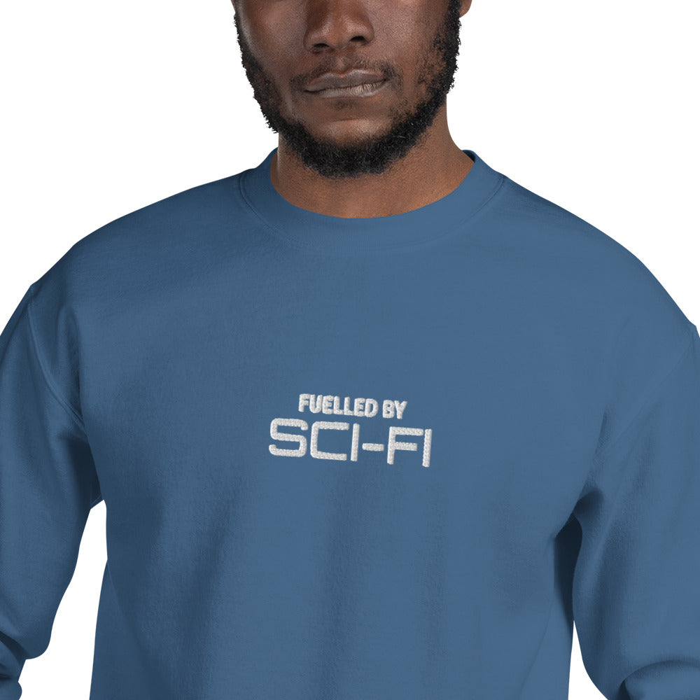 Fuelled by Sci-Fi Embroidered Sweatshirt