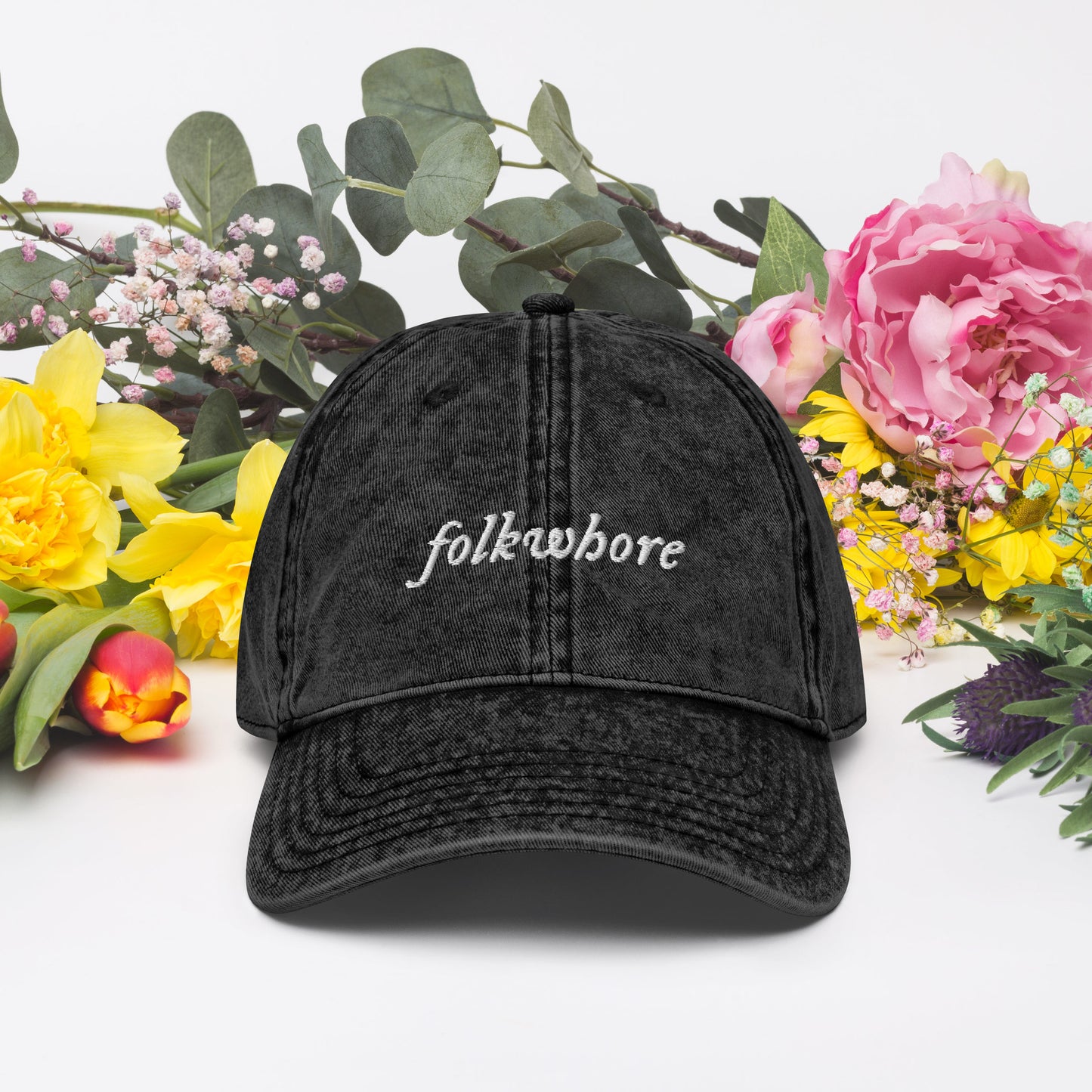 Folkwhore Embroidered Baseball Cap